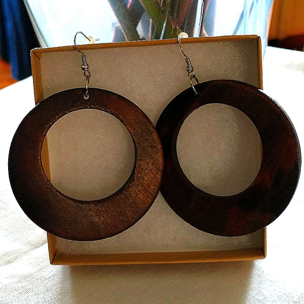 "Wood You Please" Wooden earrings by Natural Girls Rock